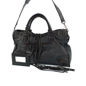 Balenciaga The City Leather Shoulder Bag